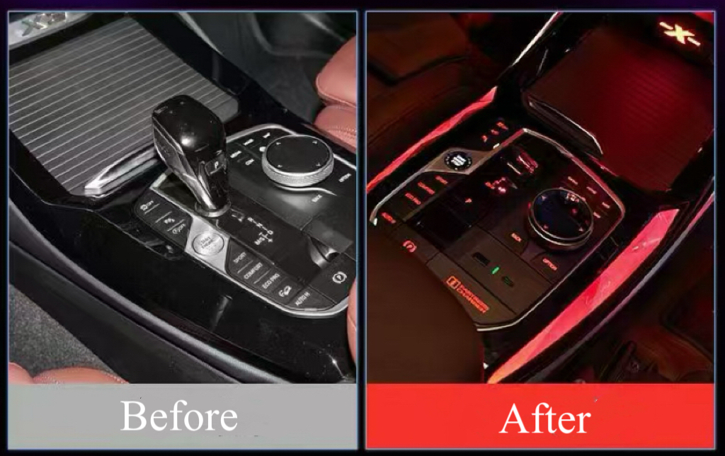 bmw x3 x4 series g08 g02 (22 24) center console saddle light