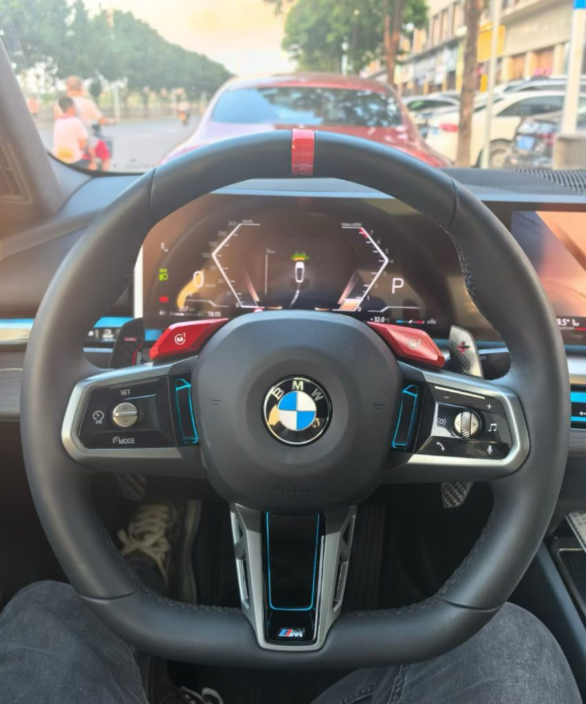 ambient light steering wheel control with paddle shifters for bmw g60 g68 g70 g45