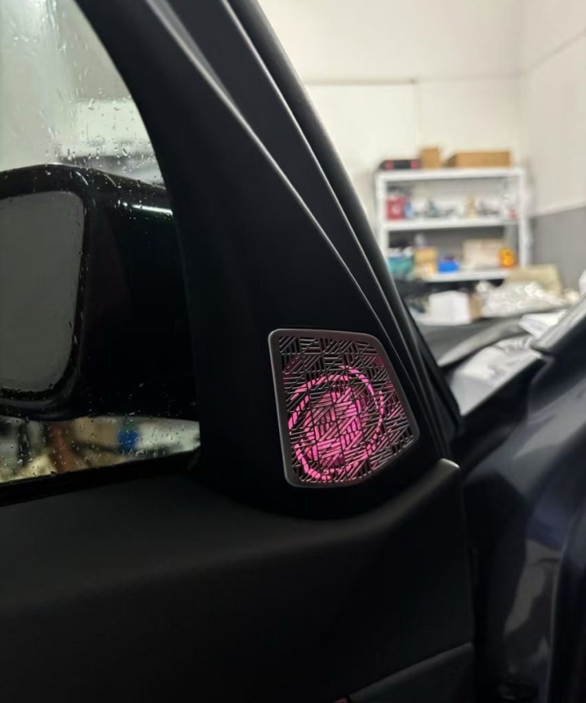 led ambient light speaker cover 6pcs set for bmw 3 series g28