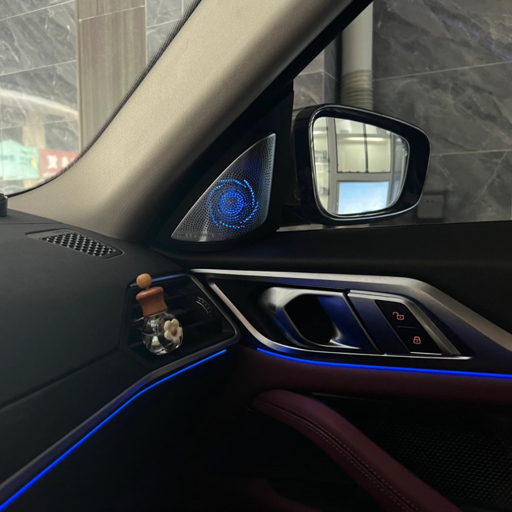 led ambient light speaker cover 8pcs set for bmw 4 series g26