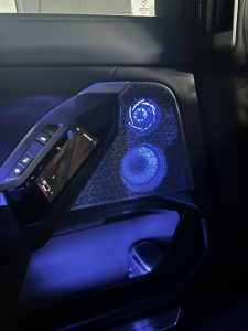 led ambient light speaker covers 6pcs sets for bmw new 7series