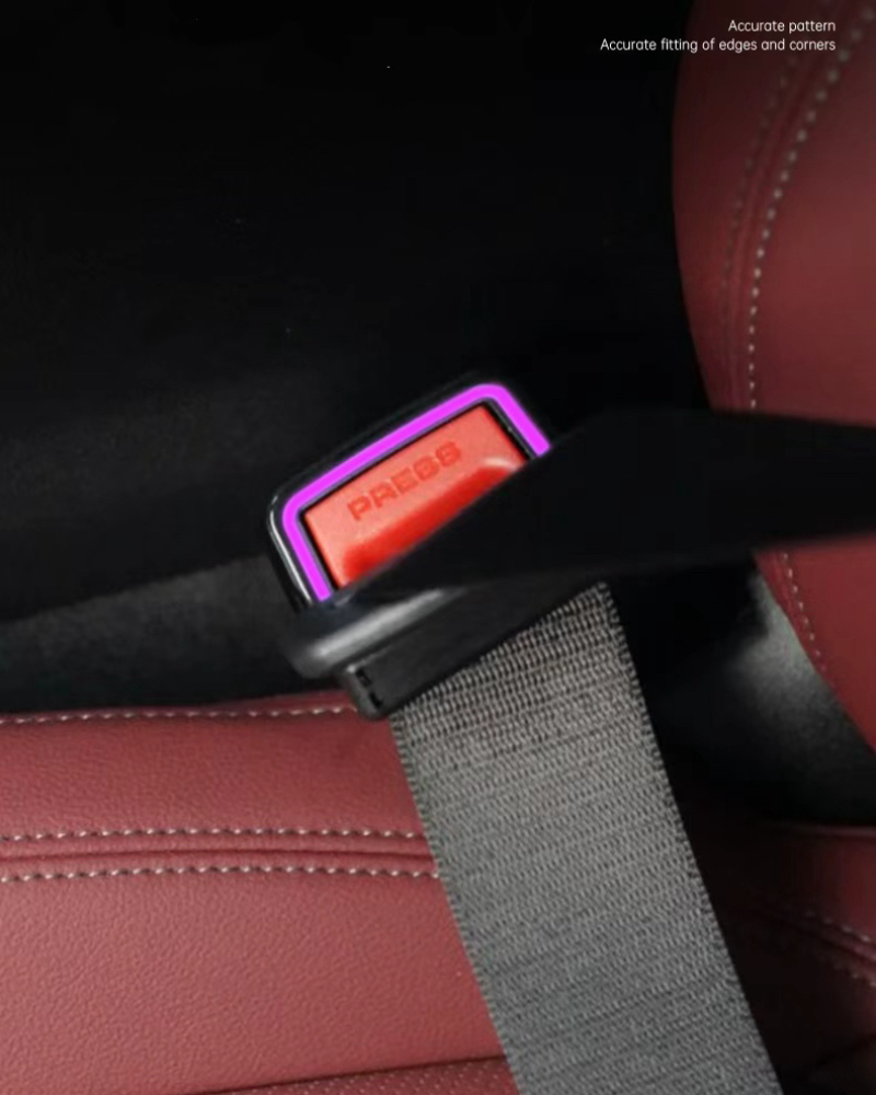 bmw seat belt buckle with ambient lighting