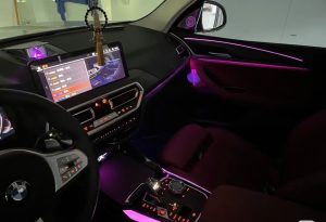 led ambient light speaker cover 10pcs set for bmw x3 g01