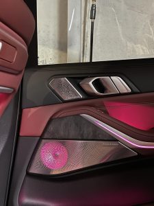 led ambient light speaker covers 15pcs sets for bmw x5 x7