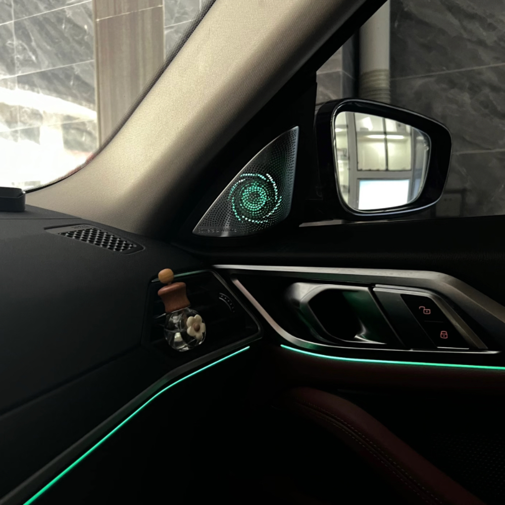 led ambient light speaker cover 8pcs set for bmw 4 series g26