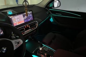 led ambient light speaker cover 10pcs set for bmw x3 g01