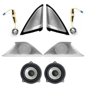 led ambient light speaker cover 8pcs set for bmw 5 series