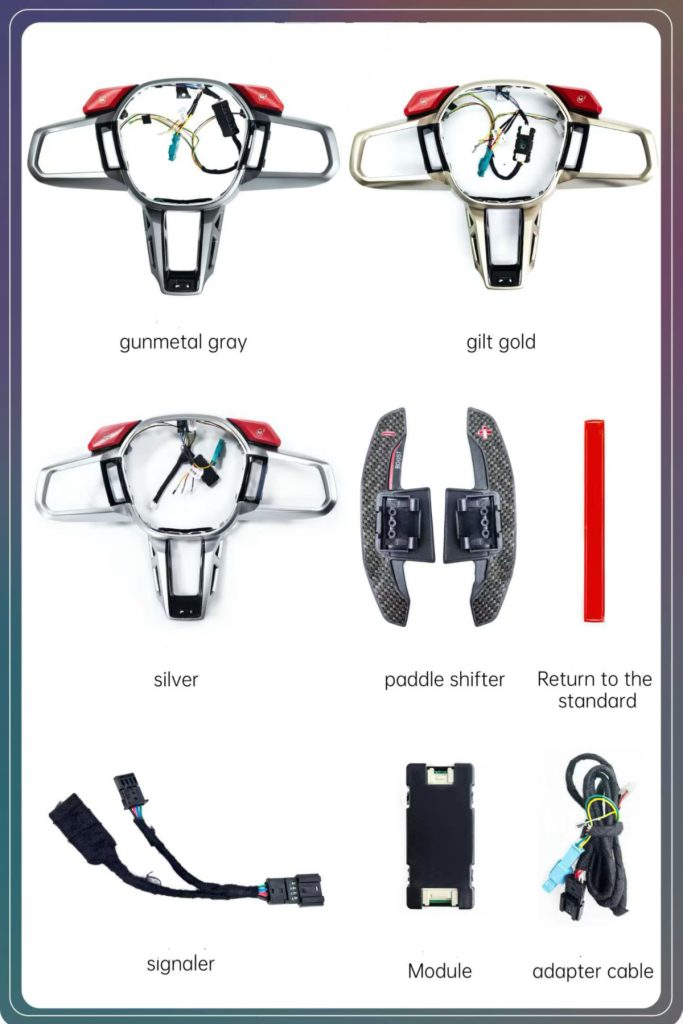 bmw ambient light steering wheel control with paddle shifters g60 g68 g70 g45