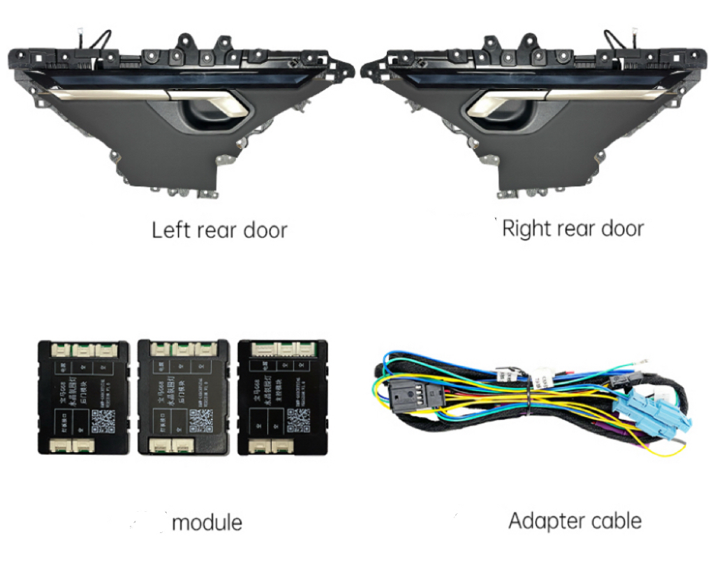 rear door crystal ambient light for bmw 5 series g60