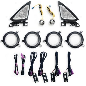 led ambient light speaker cover 8pcs set for bmw 4 series