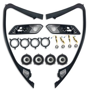 led ambient light speaker cover 16pcs sets for bmw 3 series