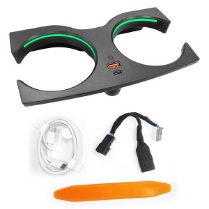 bmw 5 series (g38)/6gt cup holder with ambient light(2018 2023)