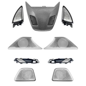 led ambient light speaker covers 9pcs set for bmw 6 series