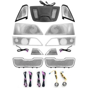 led ambient light speaker covers 13pcs set for BMW 7 series