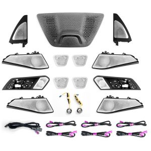led ambient light speaker covers 15pcs set for bmw x5 x7