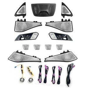 led ambient light speaker covers 15pcs sets for bmw x6