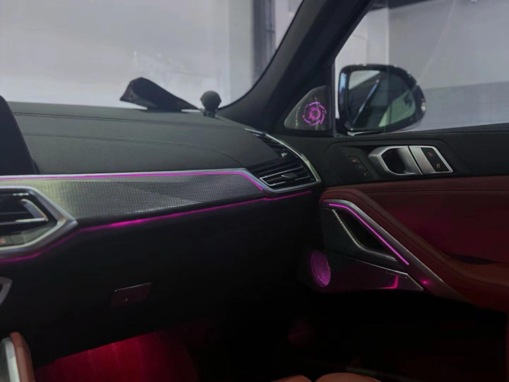 led ambient light speaker covers 15pcs sets for bmw x6 g06