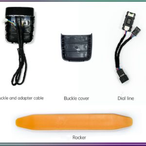 seat belt buckle with ambient lighting for bmw