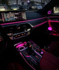 bmw ambilent package display effect 