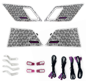 led ambient light speaker cover 4pcs sets for bmw new x1 u11