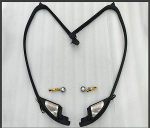 a pillar tweeter cover sets for bmw x1 f48 f49