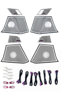 led ambient light speaker cover 8pcs sets for bmw new x1 u11