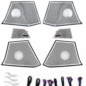 led ambient light speaker cover 8pcs sets for bmw new x1 u11