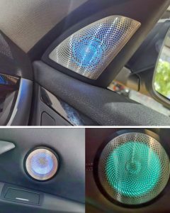 led ambient light speaker cover sets for bmw x1 f48 f49
