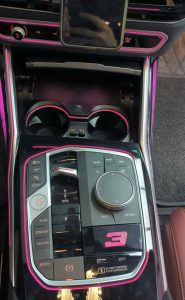 bmw 3&4 series cup holder with ambient light 