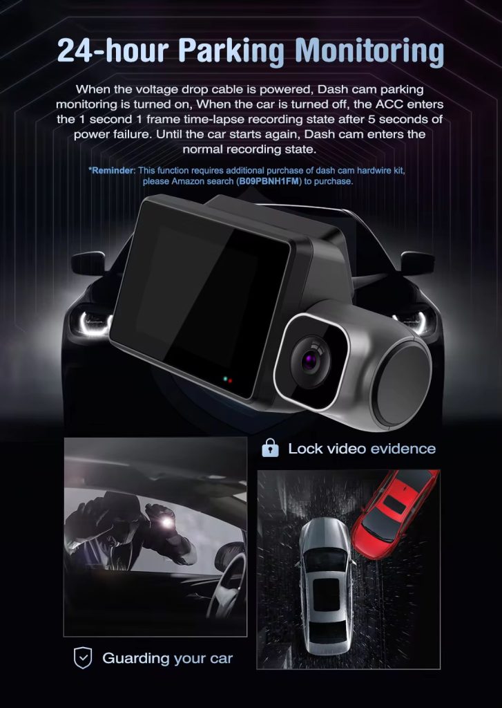 3ch wifi dash cam 