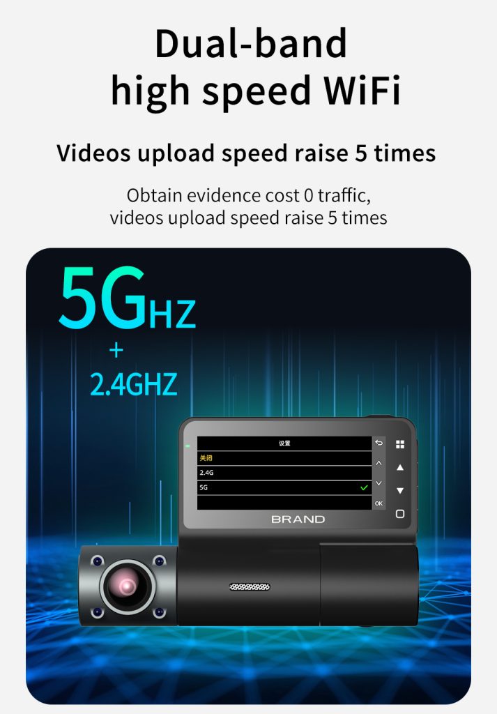 3ch dash cam 4k+1080p+2k with sony starvis senso t850sh